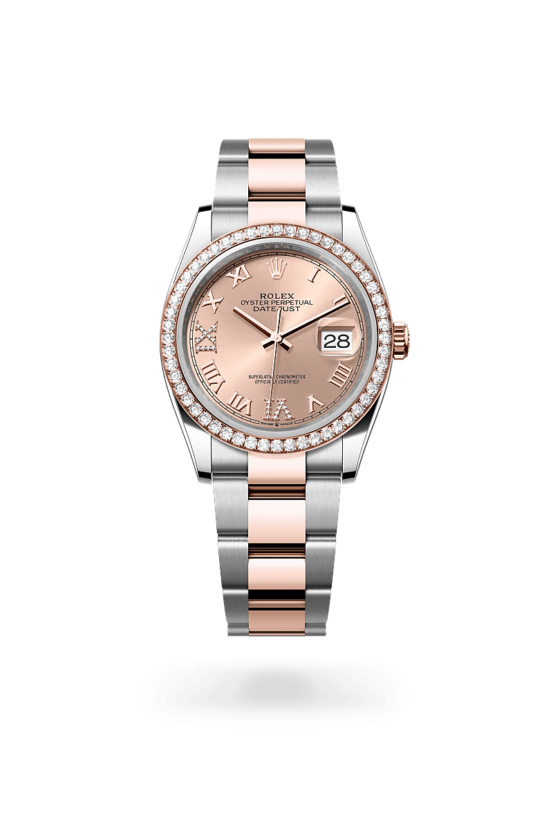 Rolex Datejust 36腕錶永恒玫瑰金鋼(蠔式鋼與永恒玫瑰金的組合)款,M126281RBR-0016 - 慎昌鐘錶
