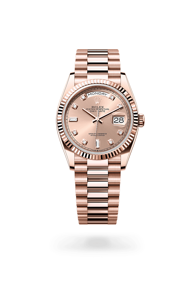 Rolex Day-Date 36腕錶18K永恒玫瑰金款,M128235-0009 - 慎昌鐘錶