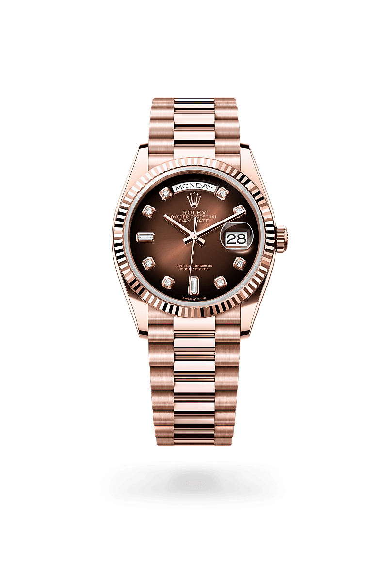 Rolex Day-Date 36腕錶18K永恒玫瑰金款,M128235-0037 - 慎昌鐘錶