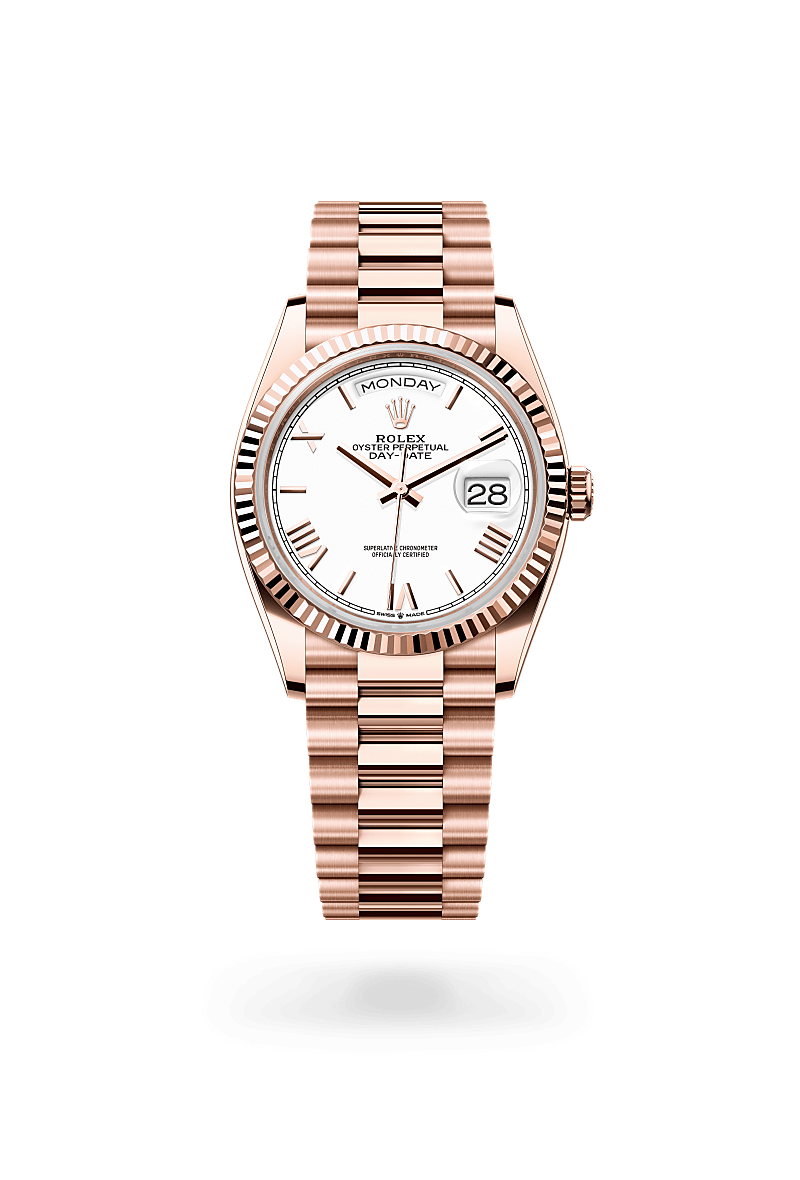 Rolex Day-Date 36腕錶18K永恒玫瑰金款,M128235-0070 - 慎昌鐘錶