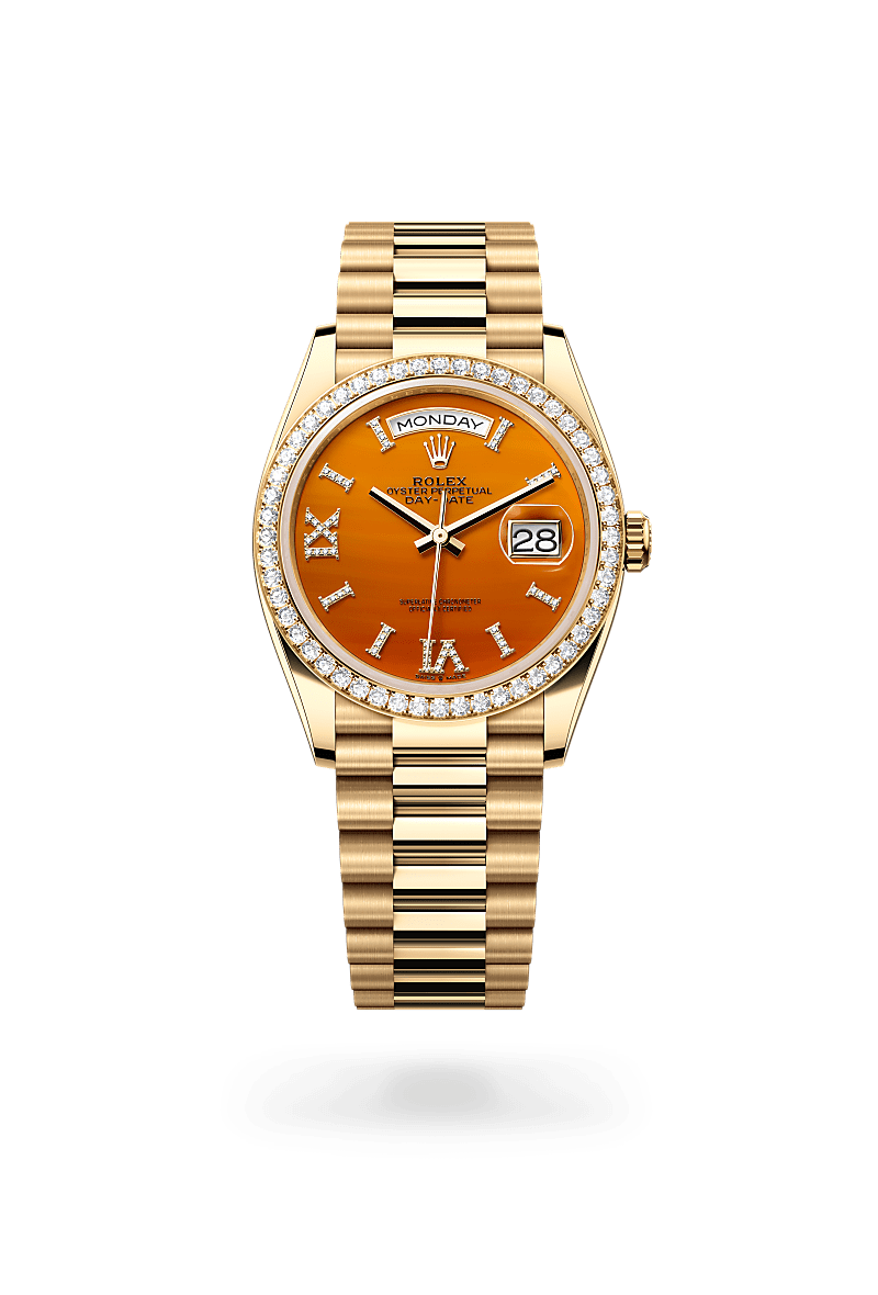 Rolex Day-Date 36腕錶18K黃金款,M128348RBR-0049 - 慎昌鐘錶