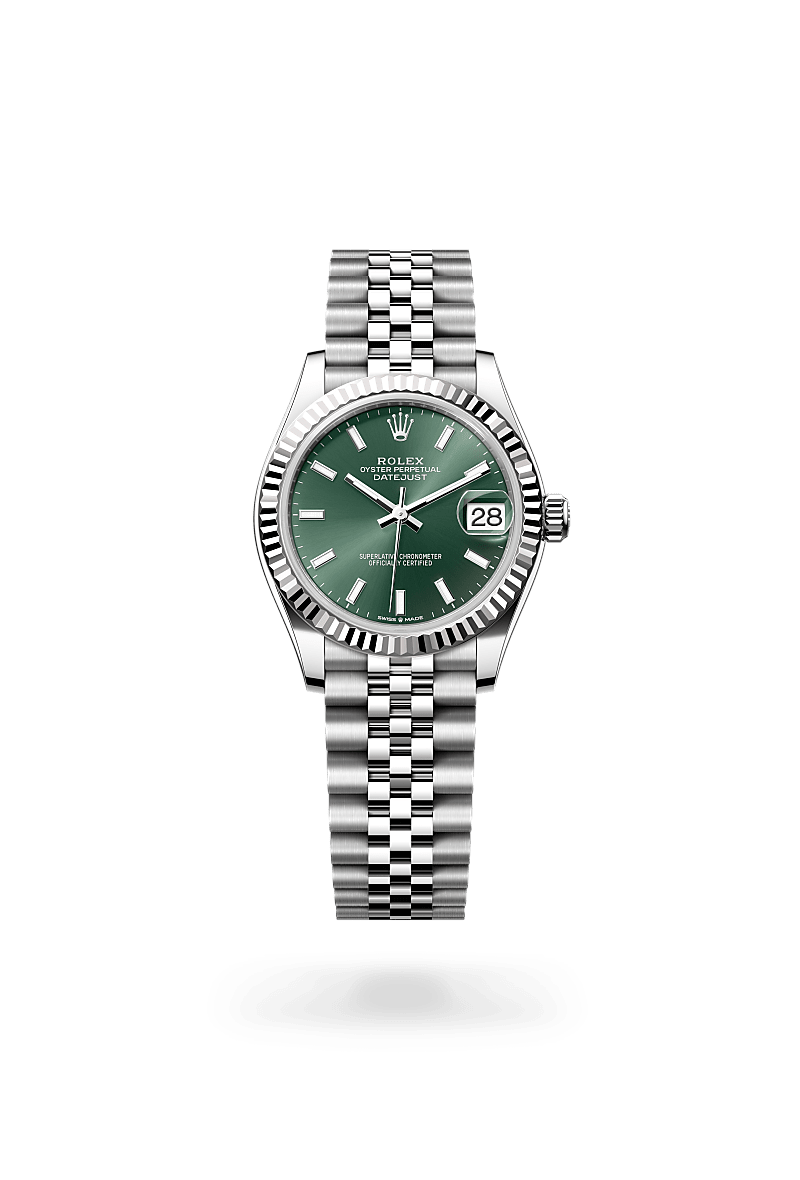 Rolex Datejust 31腕錶白色黃金鋼(蠔式鋼與白色黃金的組合)款,M278274-0018 - 慎昌鐘錶