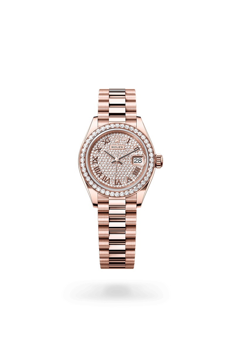 Rolex Lady-Datejust腕錶18K永恒玫瑰金款,M279135RBR-0021 - 慎昌鐘錶